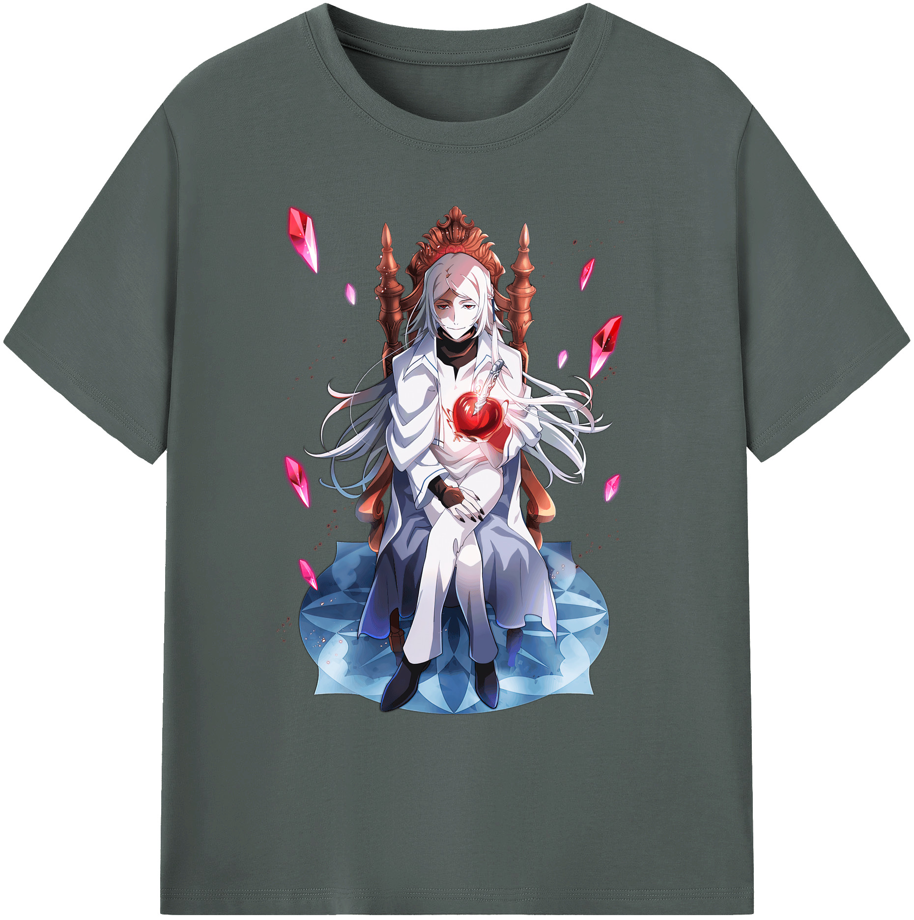（画像用） 文豪ストレイドッグス Bungo Stray Dogs 綿100％ メンズ半袖Tシャツ｜肌触りやわらか＆通気性